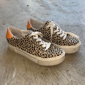 Dolce Vita Leopard Print Sneakers